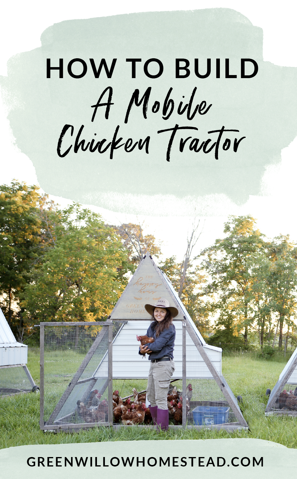 How to build a mobile chicken tractor to put your backyard chickens safely on pasture