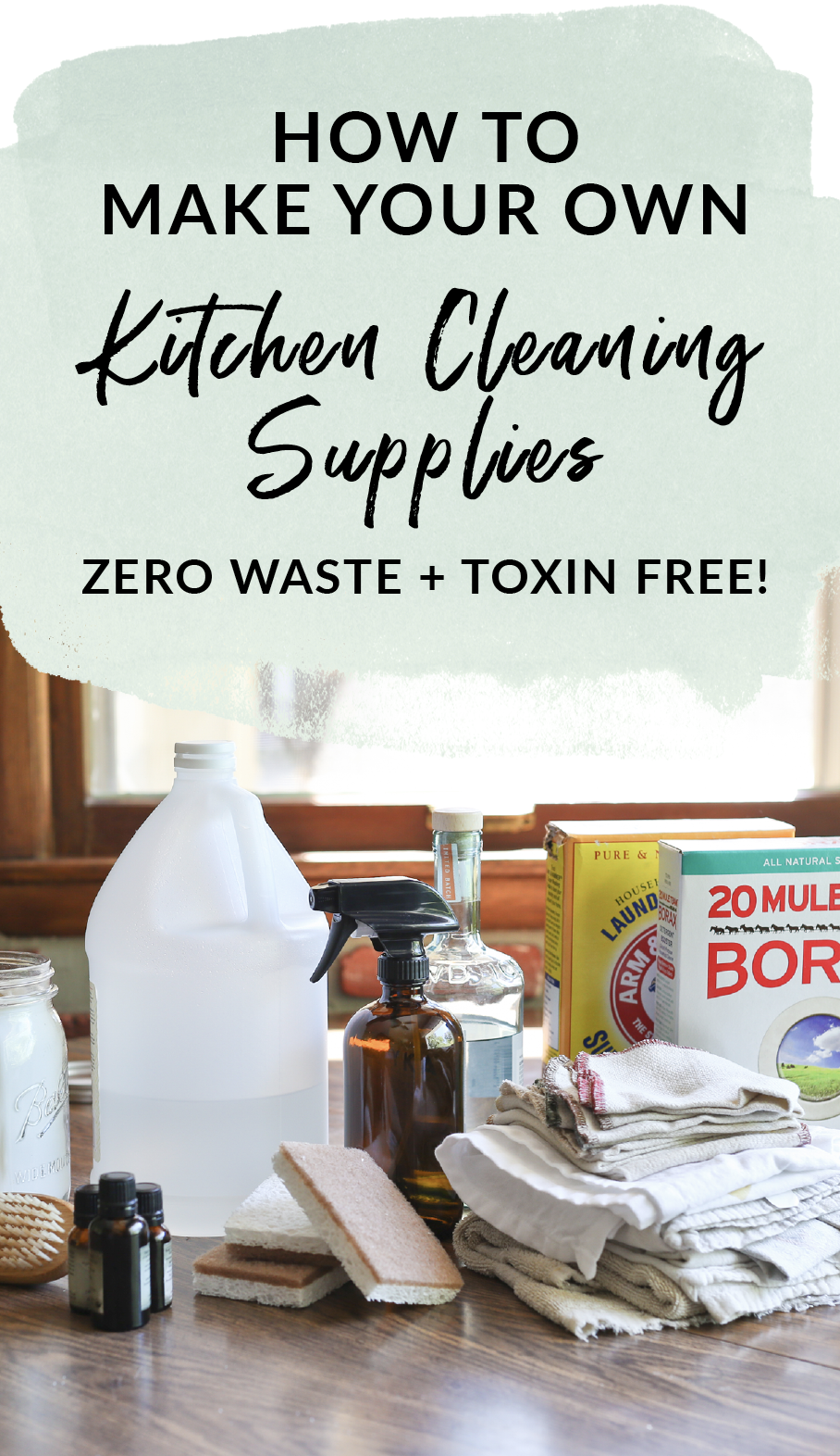 How To Make A Non-Toxic Soap Kitchen Cleaning Spray — Sustainably Lazy