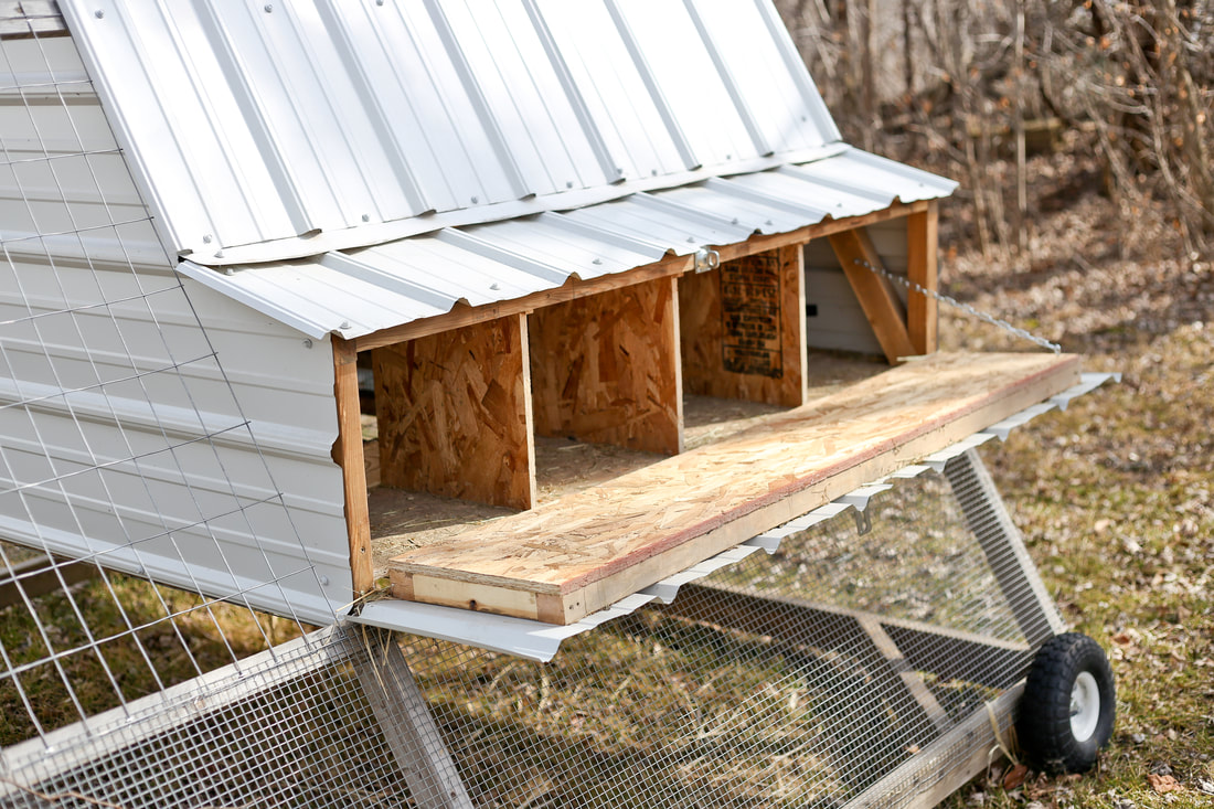 How We Built An A Frame Chicken Tractor For Our Pastured Laying